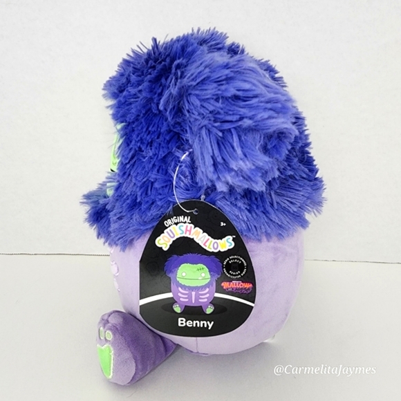 🖤 ZOMBIE BENNY 🧟♂️ 8" Select Series Mallow Mash Zombie Bigfoot Squishmallow - Picture 4 of 13